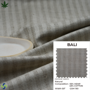 Bali: 55% HEMP + 45% Cotton