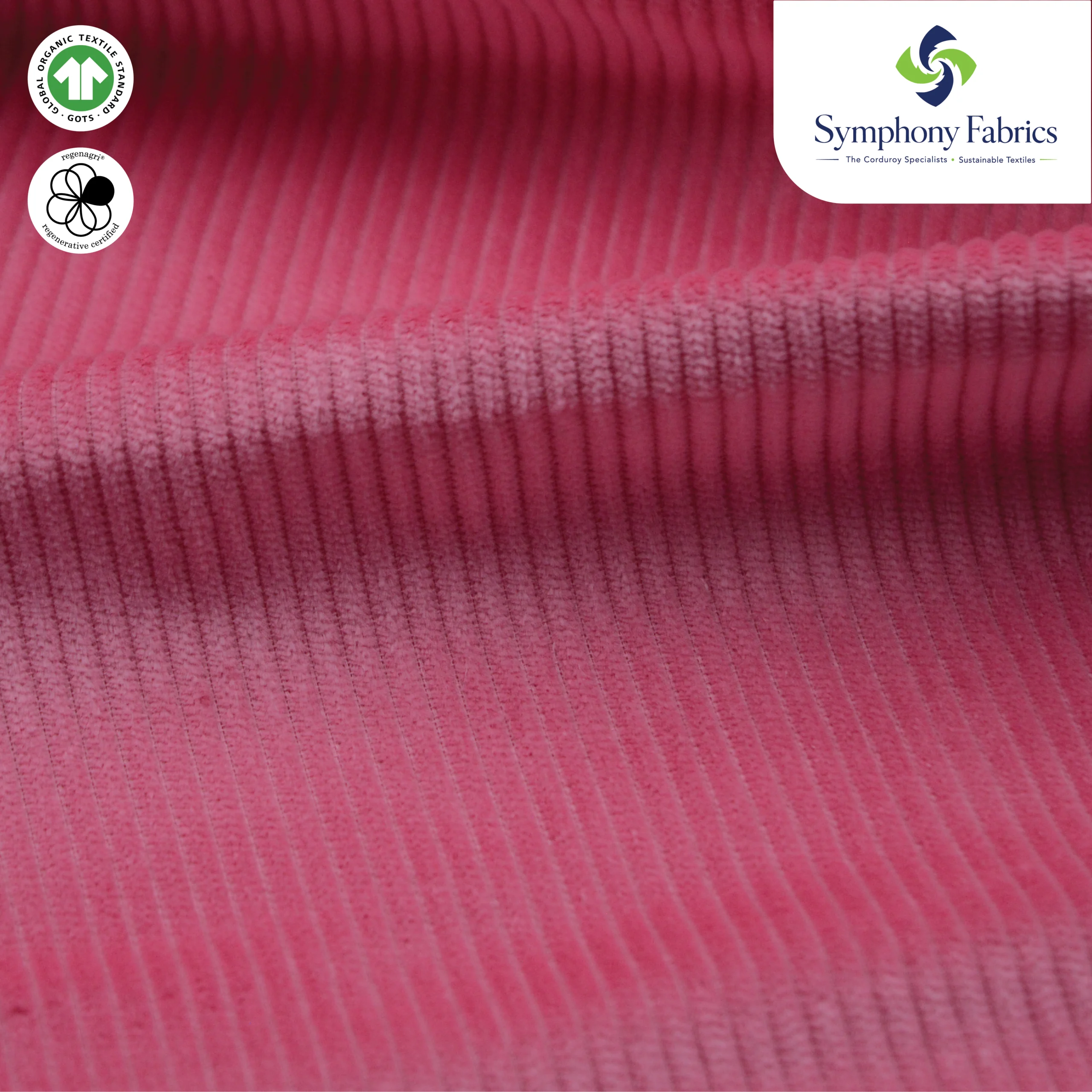 Organic Corduroy Fabric 6 Wales