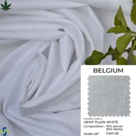 Belgium: Hemp Tencel Blended Fabric