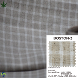 Boston 3 (Hemp Fabric)