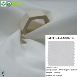 GOTS Cambric (Organic Cotton)