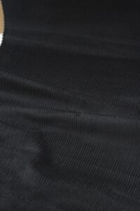 Black Corduroy Fabric 