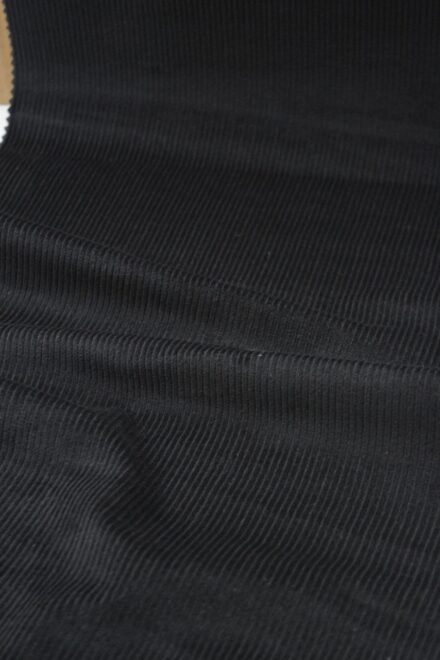 Black Corduroy Fabric