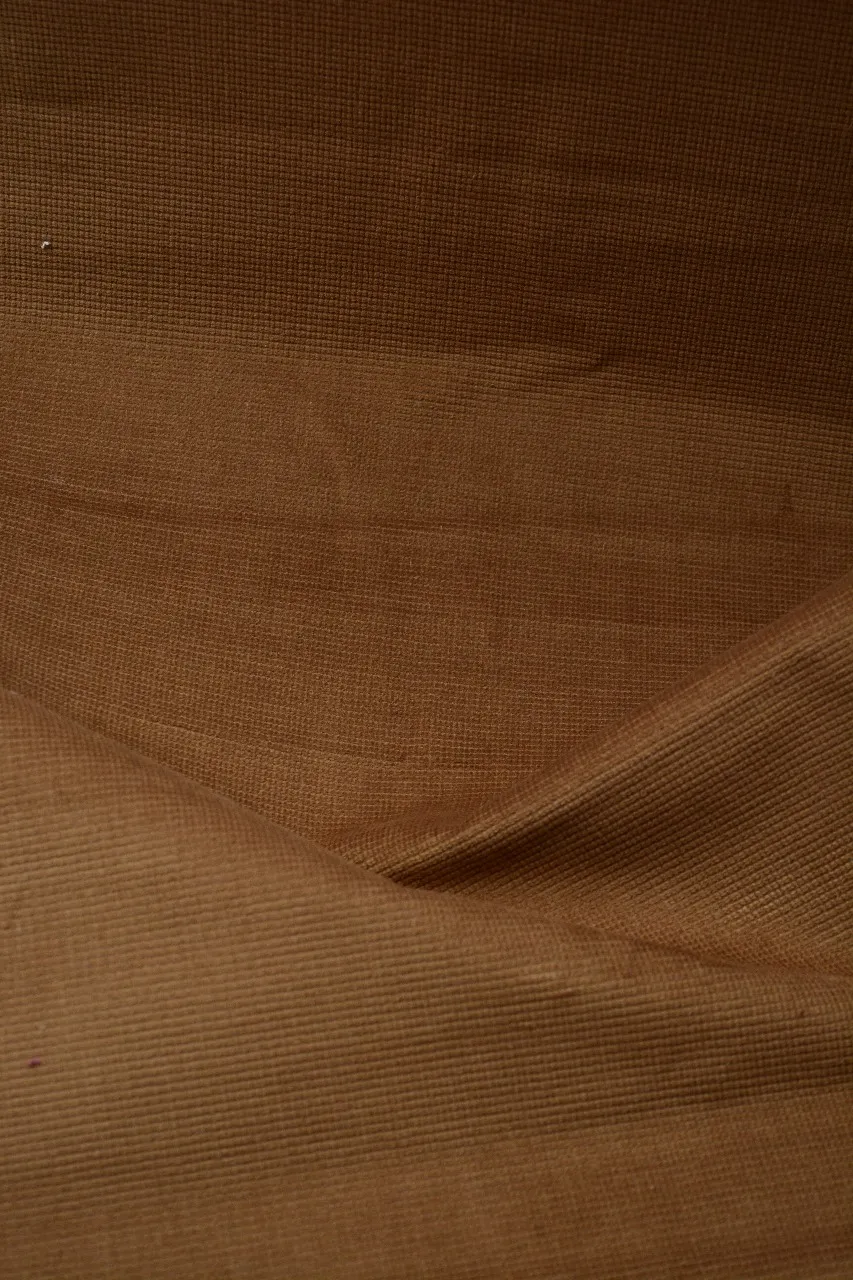 Organic Corduroy Fabric 19 Wales (Vintage Brown) - Image 2