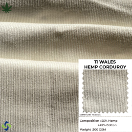 11 Wales Hemp Corduroy