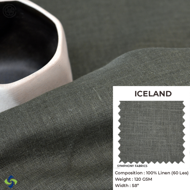 European Linen Fabric Iceland - Image 2