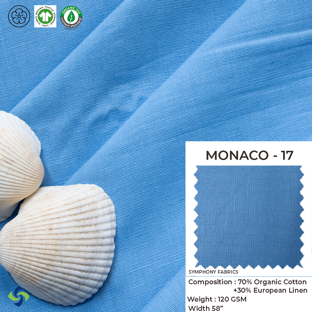 Linen Organic Cotton Blend Monaco 17
