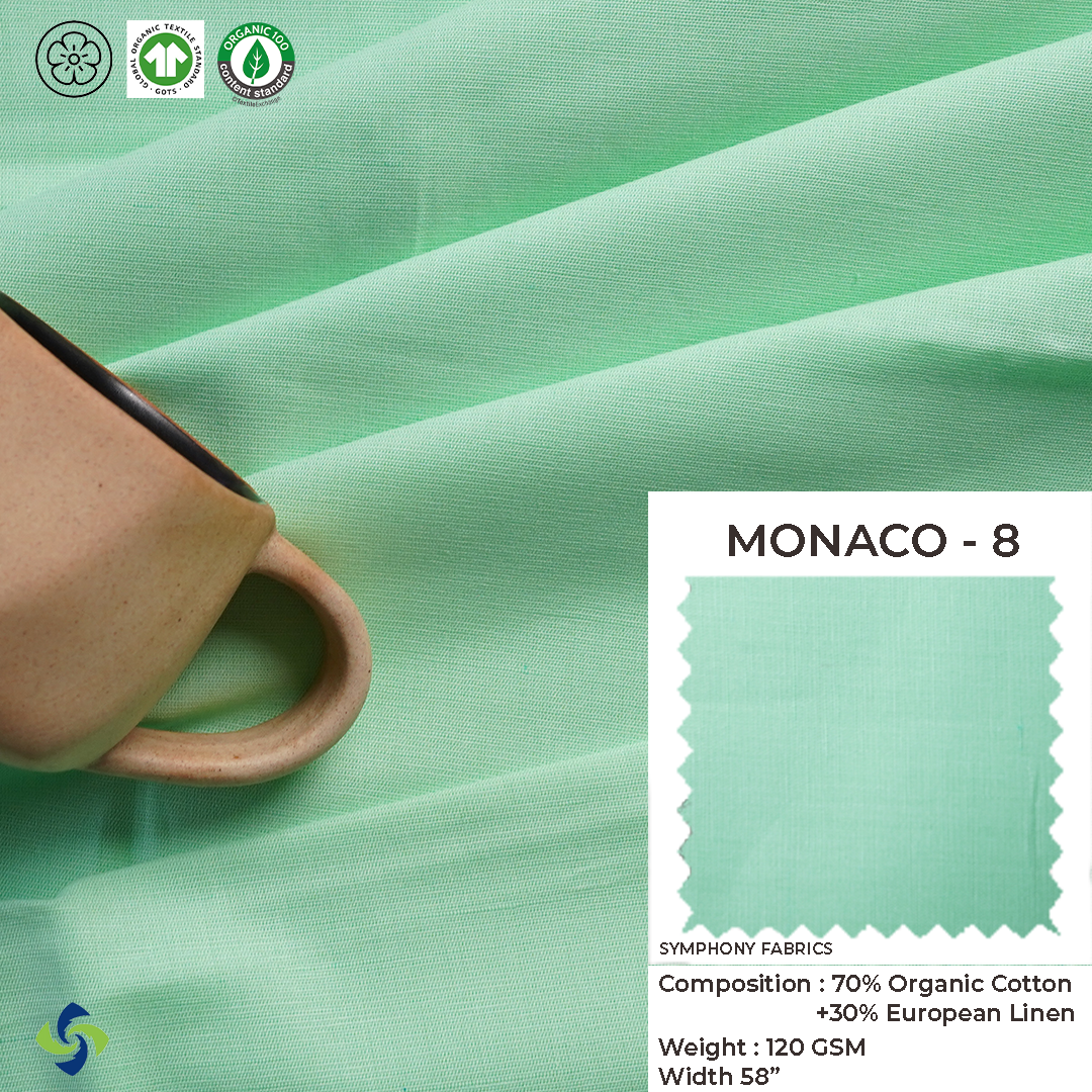 Linen Organic Cotton Blend Monaco 8