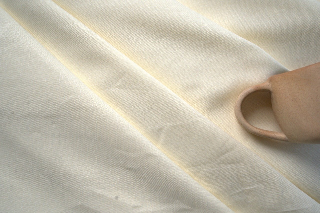 Linen Organic Cotton blend Fabric: (Monaco 22) - Image 3