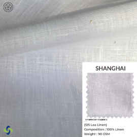 SHANGHAI – 125 Lea | 100% European Linen Fabric | 90 GSM