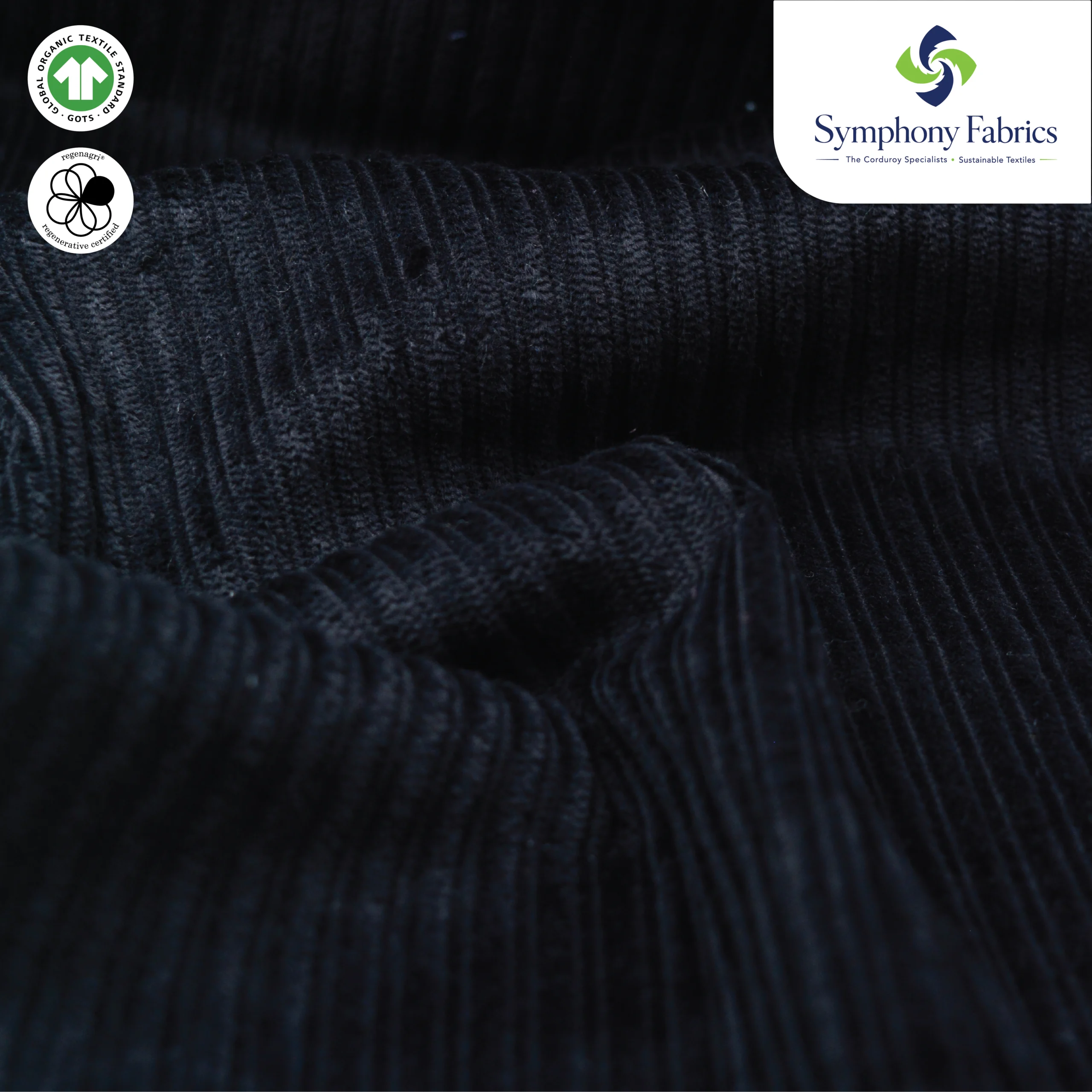 6 wales organic corduroy